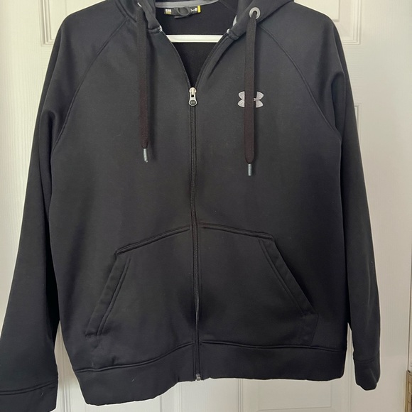 Under Armour Jackets & Blazers - Under Armour Black and Gray Athletic Hoodie